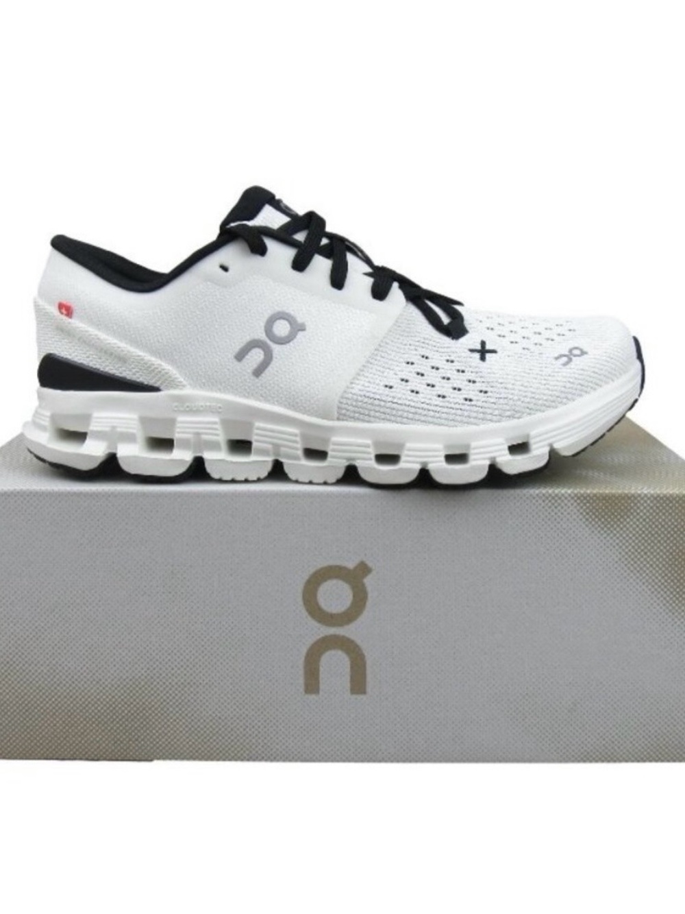 On Running Women's White and Black Cloudswift Athletic Shoes